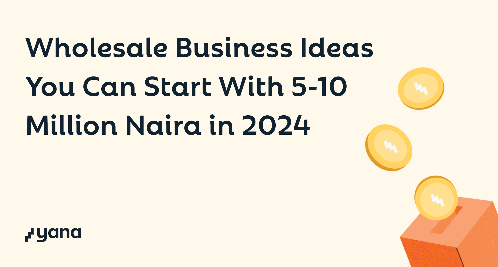 Wholesale Business Ideas You Can Start With 5-10 Million Naira in 2023